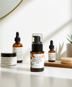 Pure Tea Tree Essential Oil – 15ml | 100% Natural Antibacterial Oil for Skin, Hair & Aromatherapy