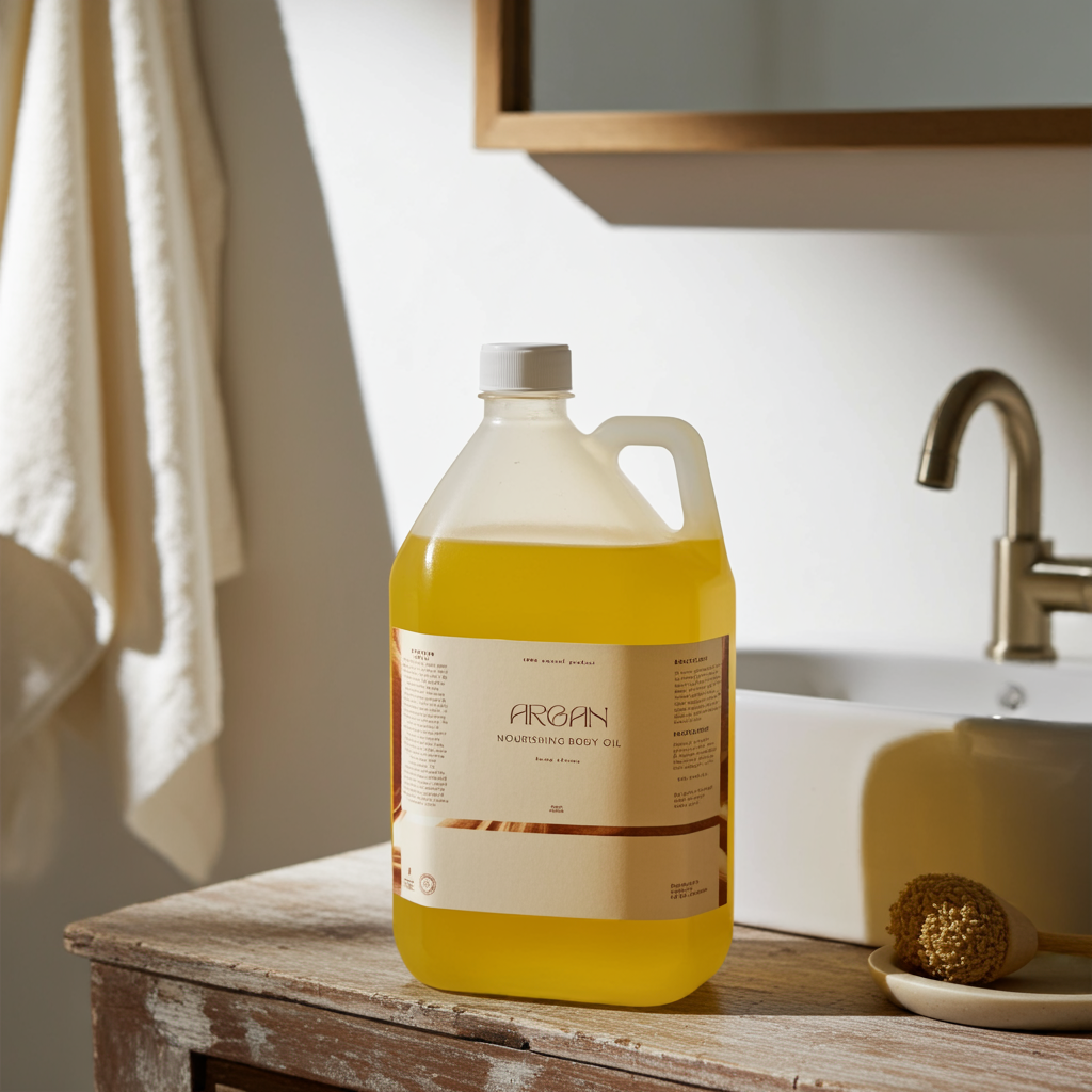 Pure Argan Oil 5L | Premium Cold-Pressed Moroccan Oil for Hair, Skin & Formulations