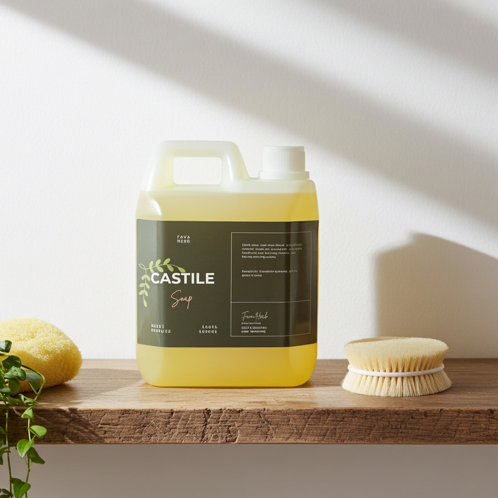 Pure Castile Liquid Soap 1L | Multi-Purpose Natural Cleaner for Body, Hair & Home - Image 3