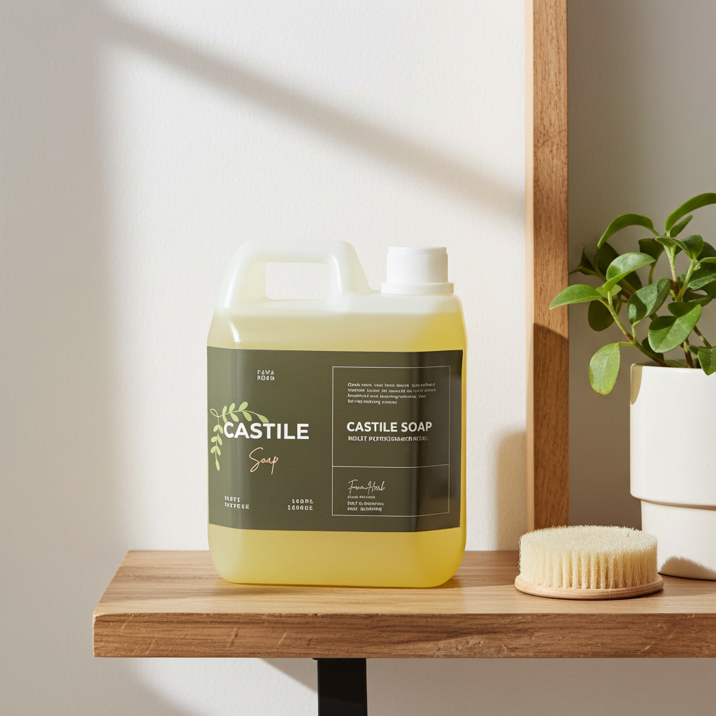 Pure Castile Liquid Soap 1L | Multi-Purpose Natural Cleaner for Body, Hair & Home - Image 2