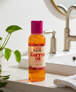 Pure Carrot Oil – 100ml | 100% Natural Brightening & Revitalizing Oil for Glowing Skin and Healthy Hair