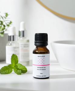 Peppermint Essential Oil 15ml | Cooling, Energizing & Therapeutic-Grade Oil for Mind, Skin & Hair