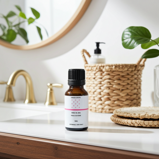 Pure Rose Essential Oil – 15ml | Luxurious Aromatherapy Oil for Radiant Skin & Emotional Balance