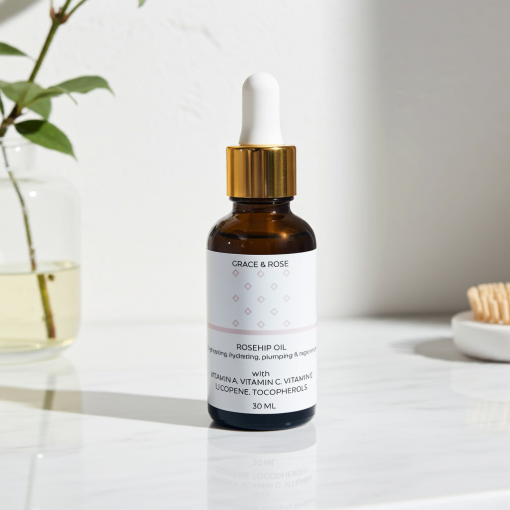 Pure Rosehip Facial Oil – 30ML | Cold-Pressed, Anti-Aging & Brightening Beauty Oil - Image 2