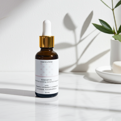 Pure Rosehip Facial Oil – 30ML | Cold-Pressed, Anti-Aging & Brightening Beauty Oil - Image 3