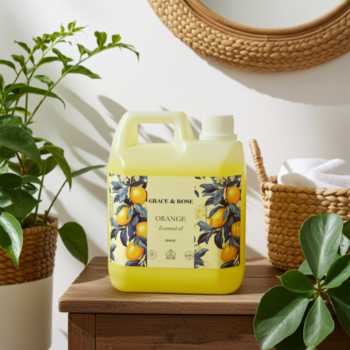 1L Pure Sweet Orange Essential Oil – Cosmetic & Therapeutic Grade Bulk