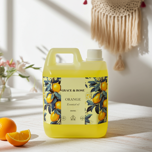1L Pure Sweet Orange Essential Oil – Cosmetic & Therapeutic Grade Bulk - Image 2