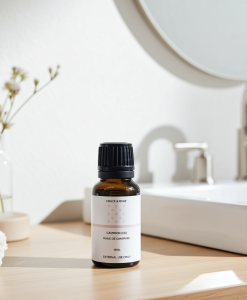 Pure Camphor Essential Oil – 15ml | Natural Decongestant & Energizing Aromatherapy Oil