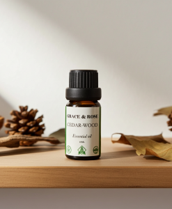 Pure Cedarwood Essential Oil – 15ML | 100% Natural, Grounding & Restorative Aromatic Oil