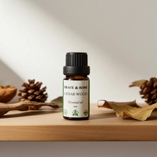 Pure Cedarwood Essential Oil – 15ML | 100% Natural, Grounding & Restorative Aromatic Oil