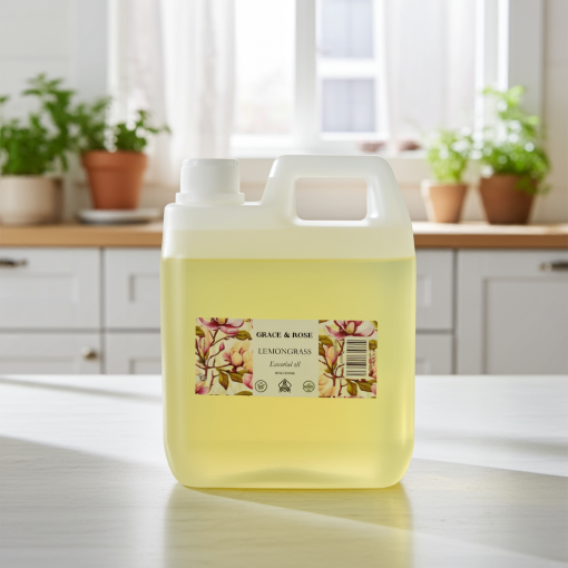 Premium Lemongrass Essential Oil – 1L | 100% Pure, Natural & Therapeutic Grade