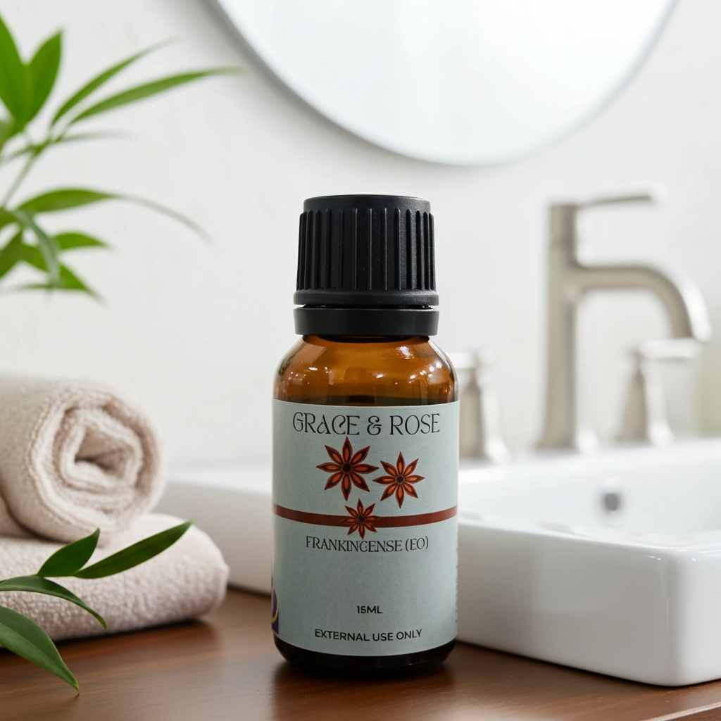 Pure Frankincense Essential Oil – 15ml | 100% Natural Rejuvenating & Calming Oil for Skin, Mind & Spirit - Image 2