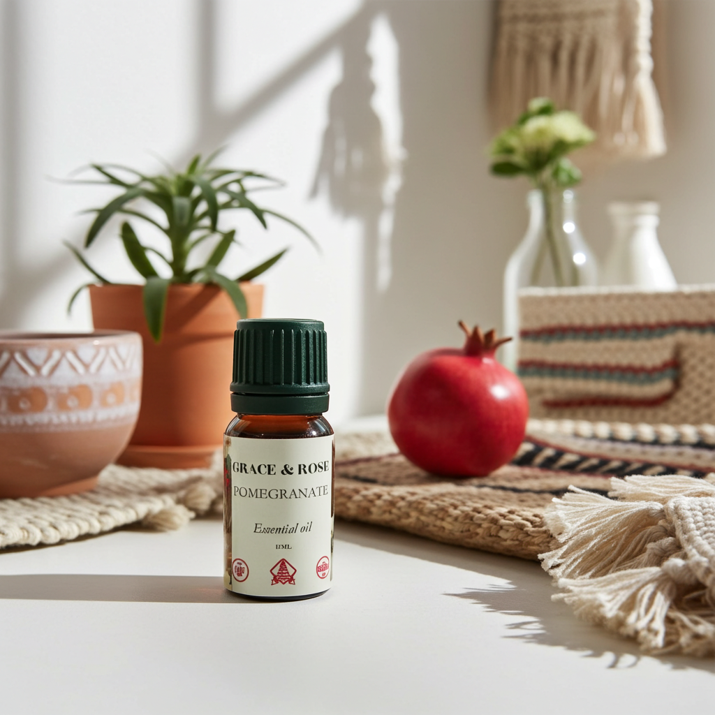 Pure Pomegranate Essential Oil – 15ML | 100% Natural, Regenerating & Antioxidant-Rich Beauty Oil