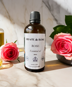 Alternative view of Rose Essential Oil – Pure Floral Essence in Glass Jar 100ml