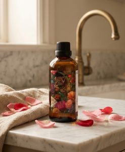 Rose Essential Oil – Pure Floral Essence in Glass Jar 100ml - Image 4