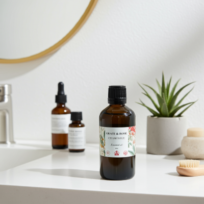 Chamomile Essential Oil – Pure, Calming 15ml