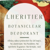 Lheritier BotaniClear Deodorant Stick 75g -Toxin-Free