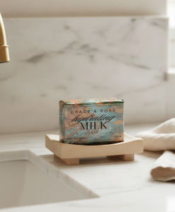 Grace & Rose Handmade Goat Milk Soap | 100% Natural & Moisturizing 100g - Image 4