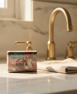 Grace & Rose Handmade Oat Milk Soap | 100% Natural & Gentle on Skin - Image 5