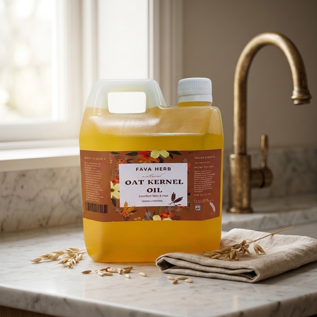 Cold-Pressed Oat Kernel Oil 1L | 100% Pure & Gentle on Skin - Image 3