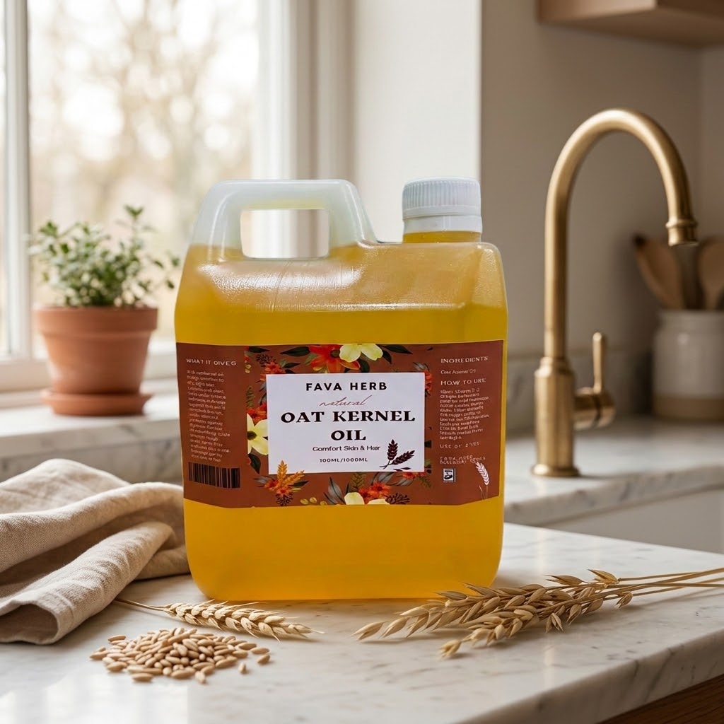 Cold-Pressed Oat Kernel Oil 1L | 100% Pure & Gentle on Skin