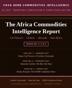 African Commodities Market Intelligence Report — Cut Flower/Avocado/Cashew Analysis Q1 2027